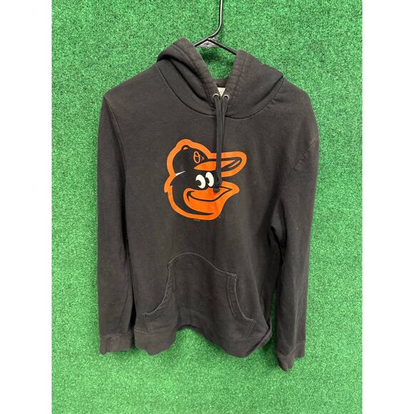 Baltimore Orioles Y2K MLB Black Pullover Sweatshirt Sz Medium Unisex - Picture 1 of 6